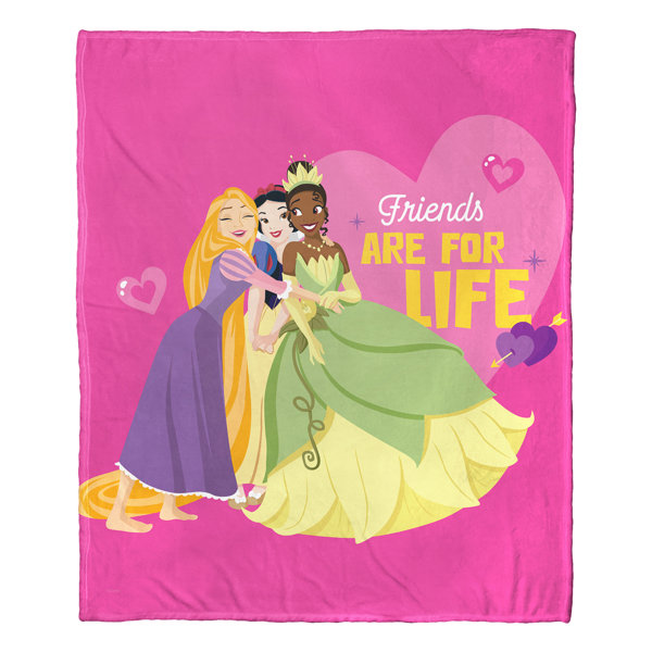 Pink disney princess discount blanket